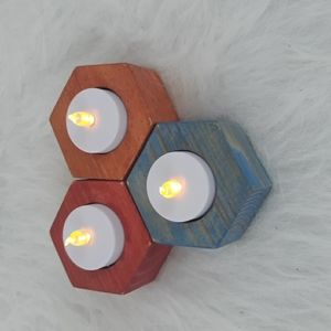 Rustic Handcrafted LED Candles
